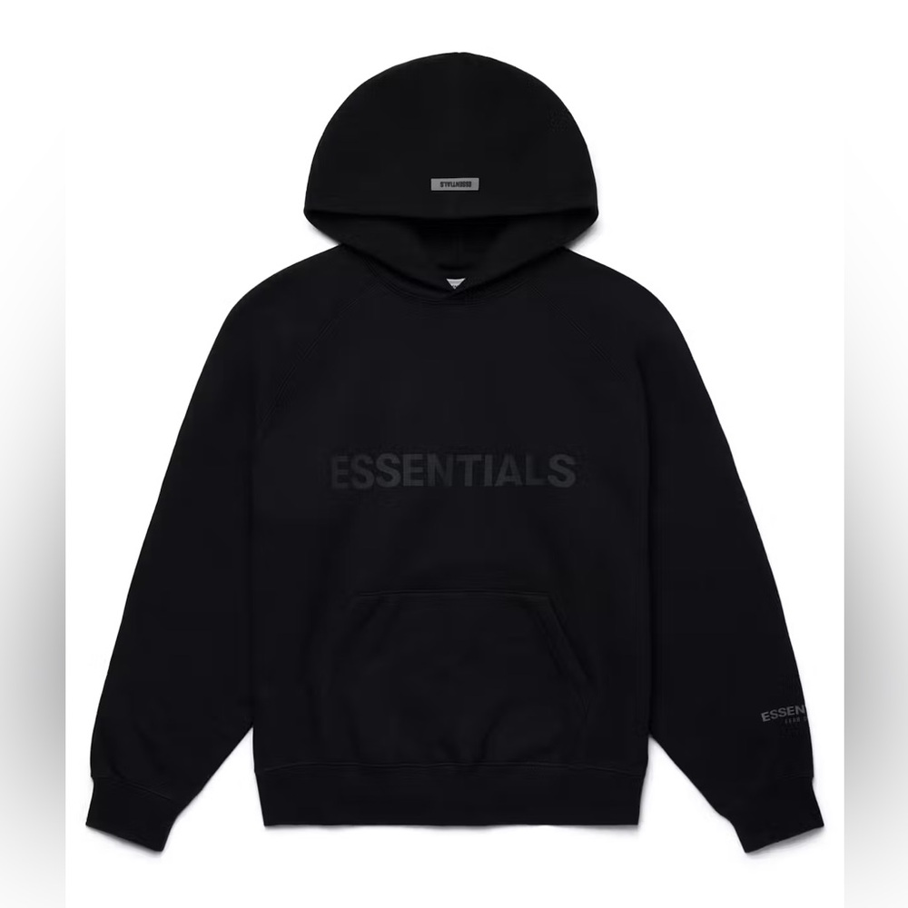 Essentials Black Sweatshirt Oversized Pullover - image 2